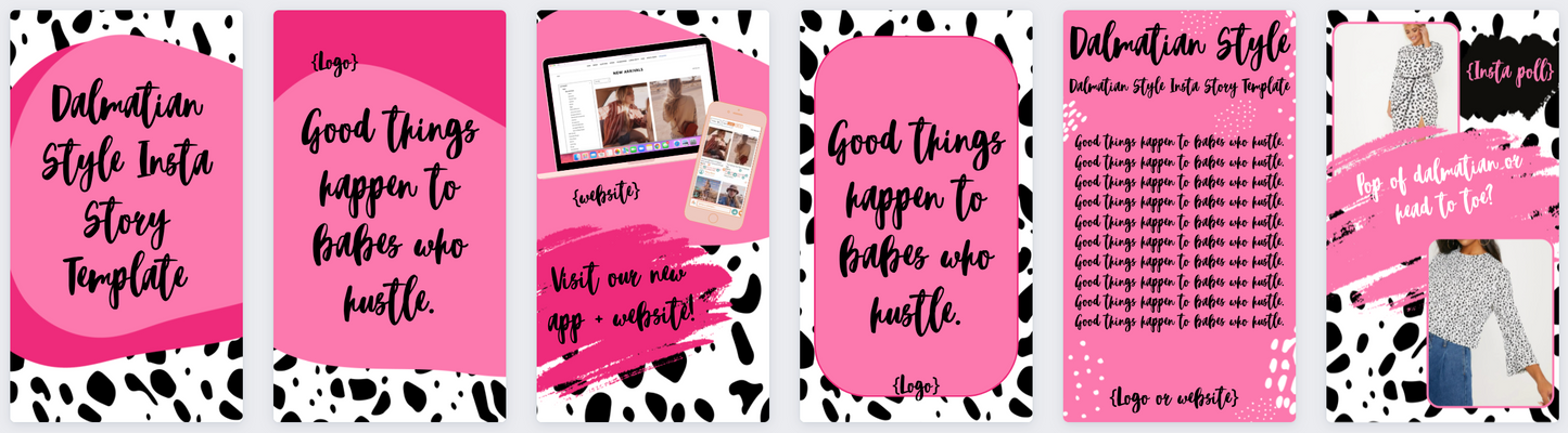 Dalmatian Instagram Story Template
