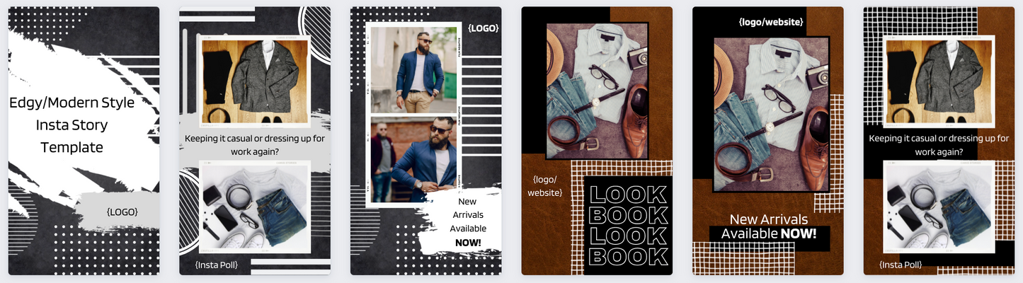 Edgy Instagram Story Templates