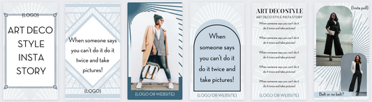 Art Deco Instagram Story Template