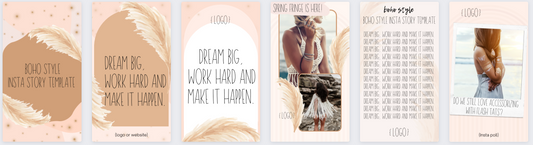 Boho Instagram Story Template