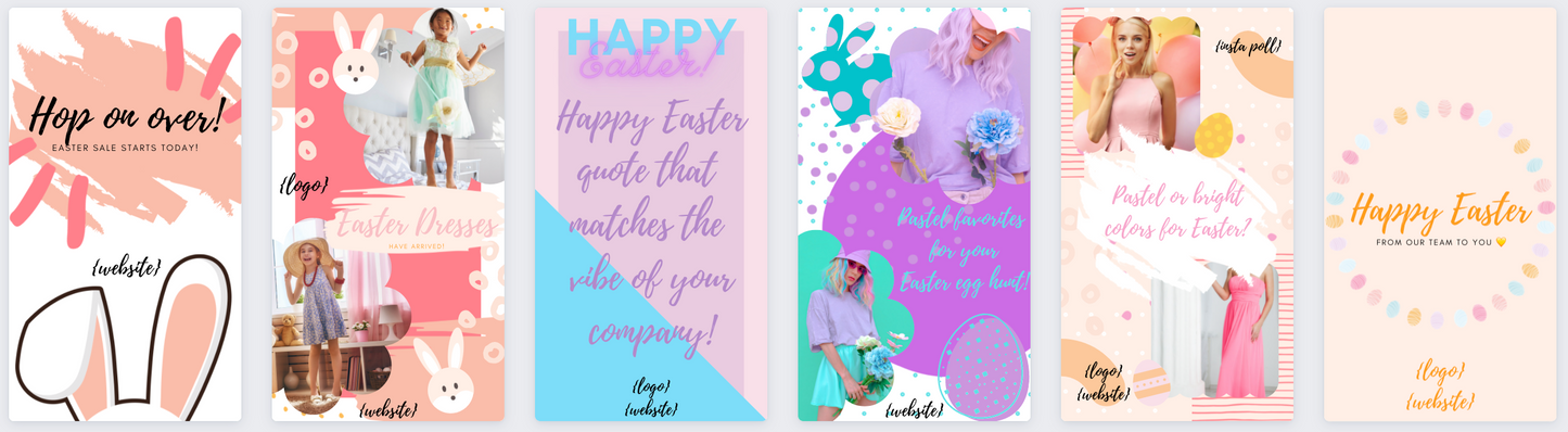 Holiday Instagram Story Templates Full Collection