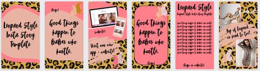 Leopard Instagram Story Template