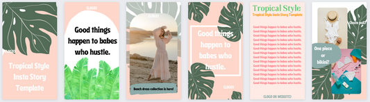 Tropical Instagram Story Template